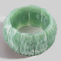 Wide Resin Block Stretch Bracelet