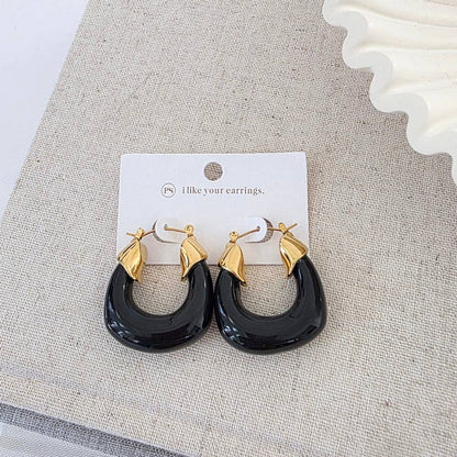 Rizzo Resin Chunky Hoops - WATERPROOF