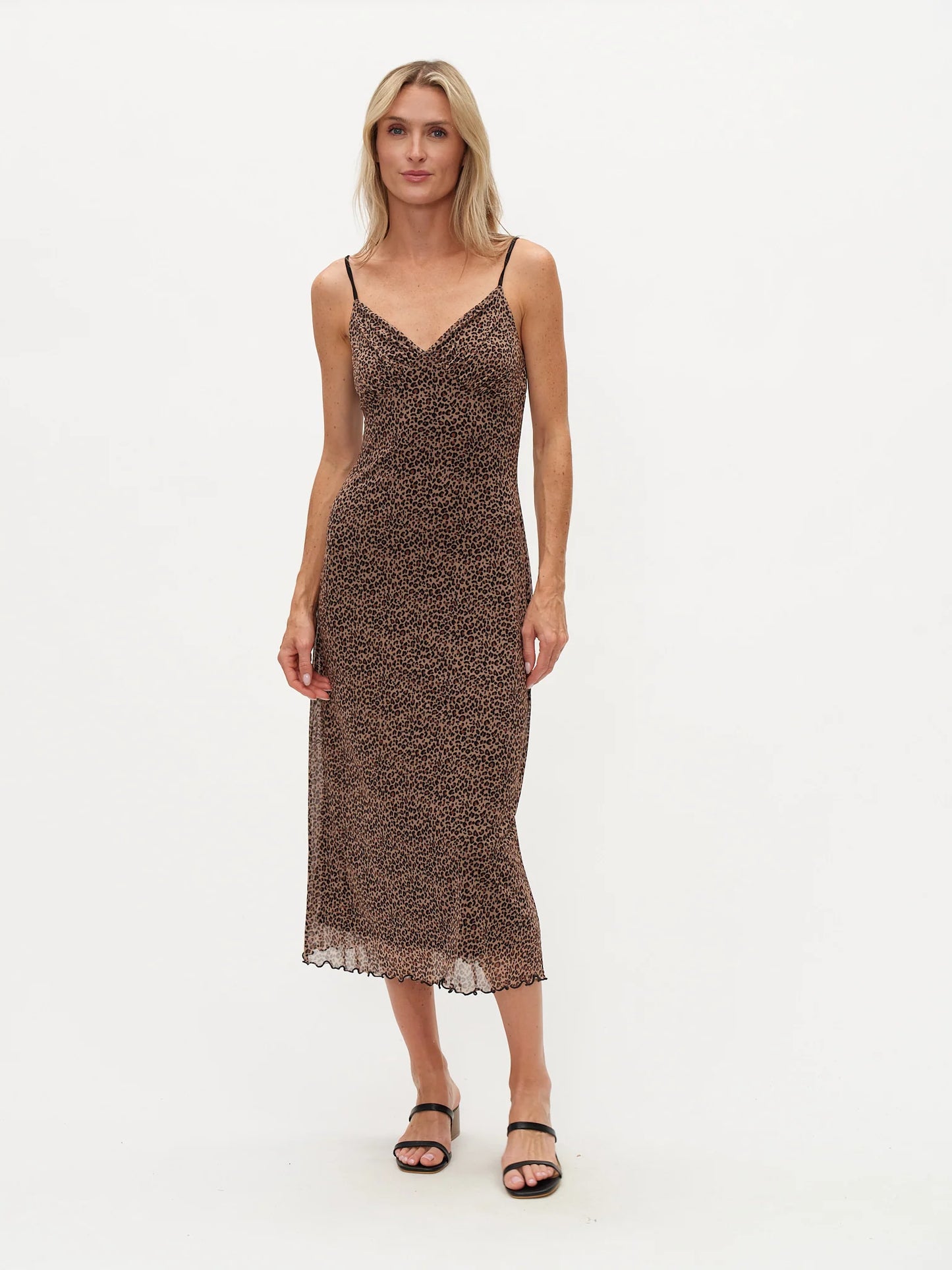 LANA | CHEETAH TANK SLIP DRESS