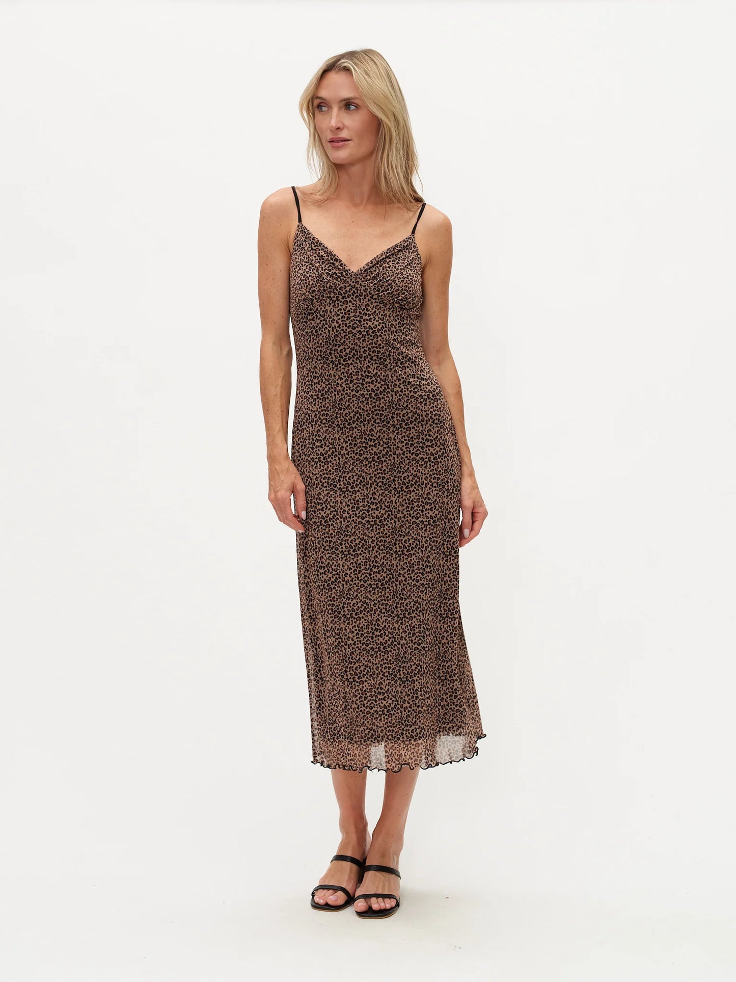 LANA | CHEETAH TANK SLIP DRESS