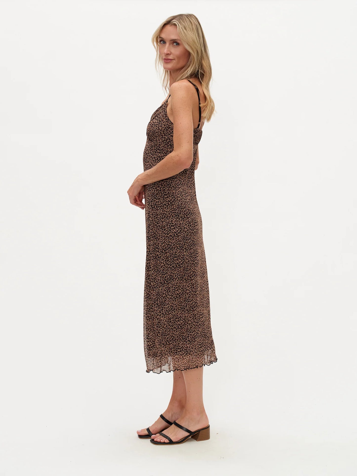 LANA | CHEETAH TANK SLIP DRESS