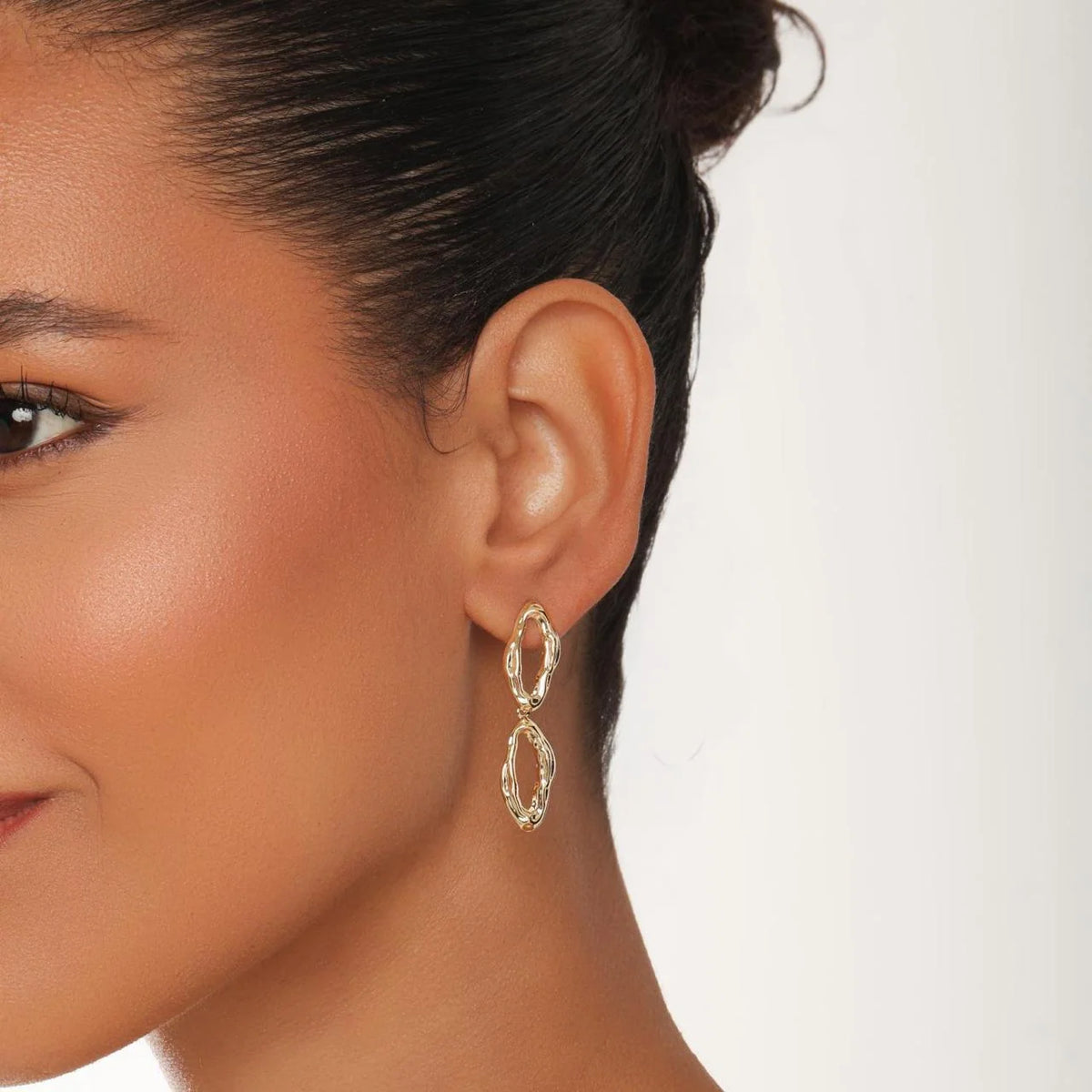 ORGANIC SCULPTED LINK EARRINGS