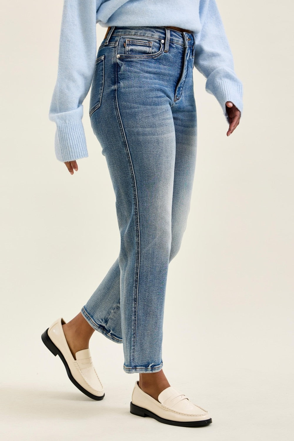 Judy Blue HW Tummy Control Ankle Straight