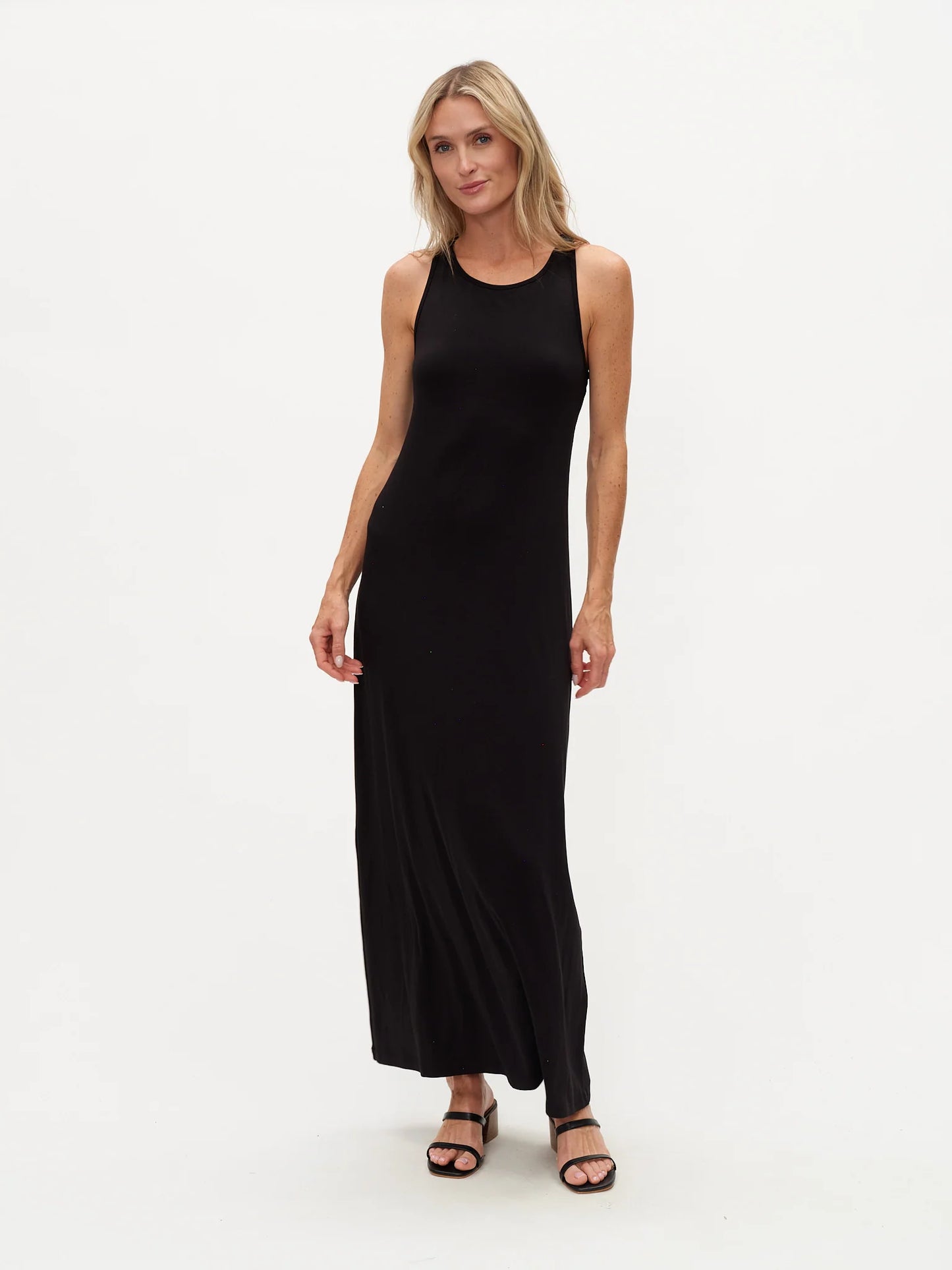 CRISS-CROSS TWIST BACK DRESS