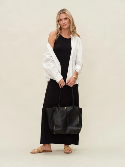 CRISS-CROSS TWIST BACK DRESS